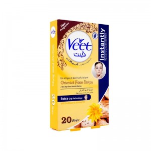 VEET FACE STRIPS 20`S SUNFLOWER & ALMOND